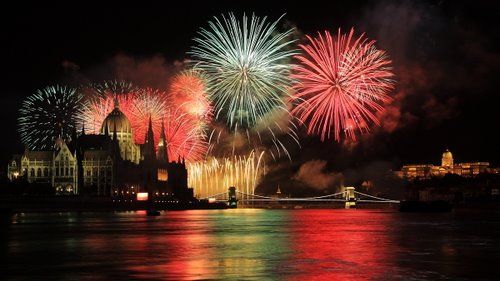  Fuochi d'artificio a Budapest