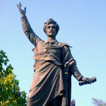 Statua di Petőfi a Budapest 